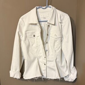 Maurices Classic White Jean Jacket
